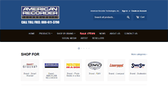 Desktop Screenshot of americanrecorder.com