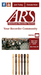 Mobile Screenshot of americanrecorder.org